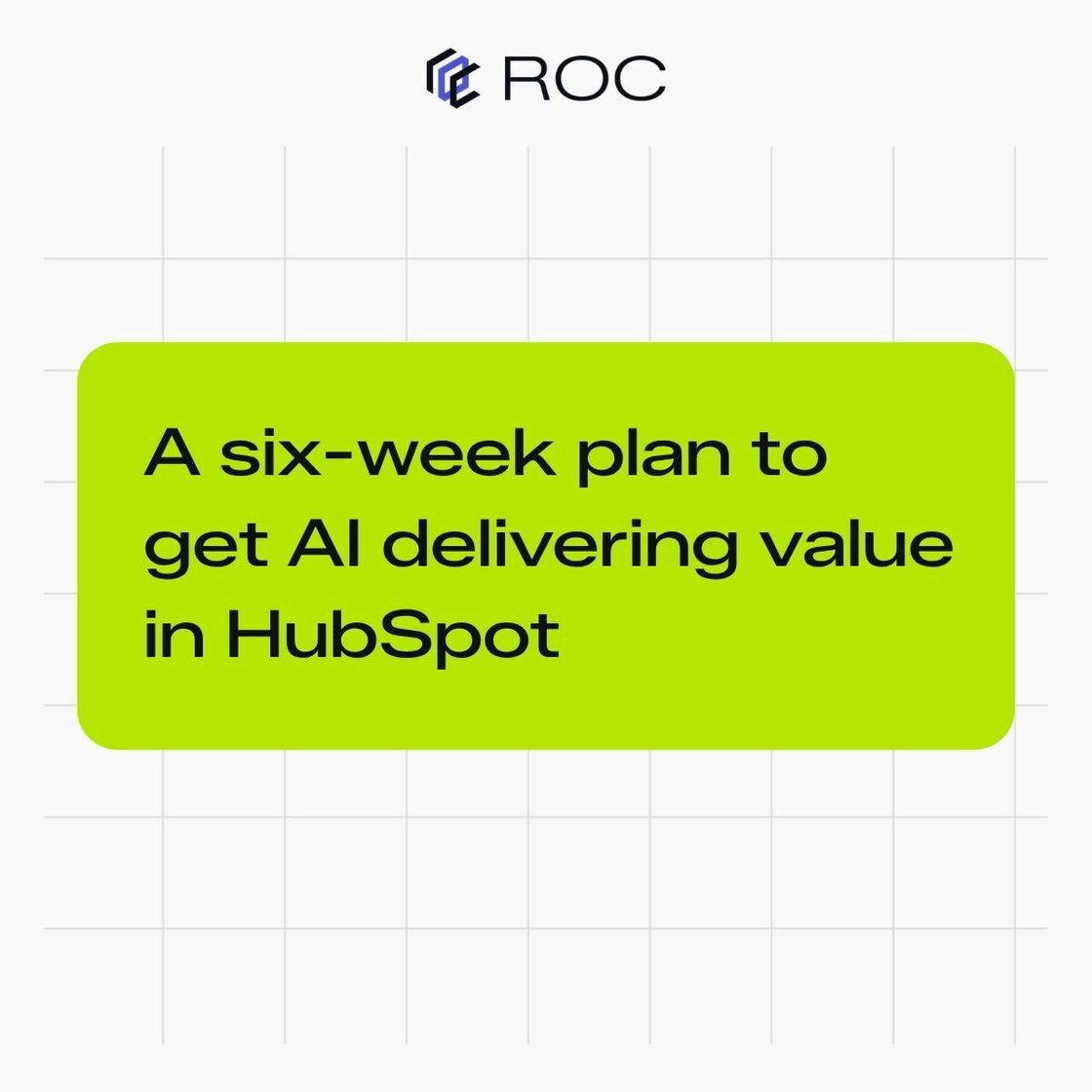 Six-week plan to get AI delivering value on core RevOps use cases