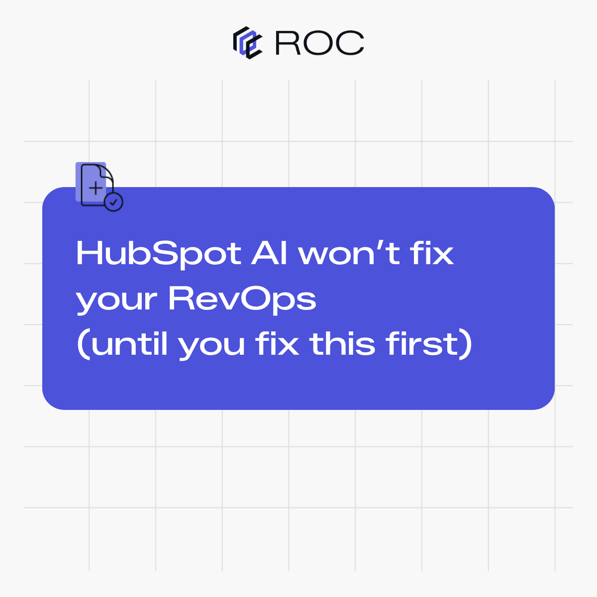 HubSpot AI won’t fix your RevOps (until you fix this first)