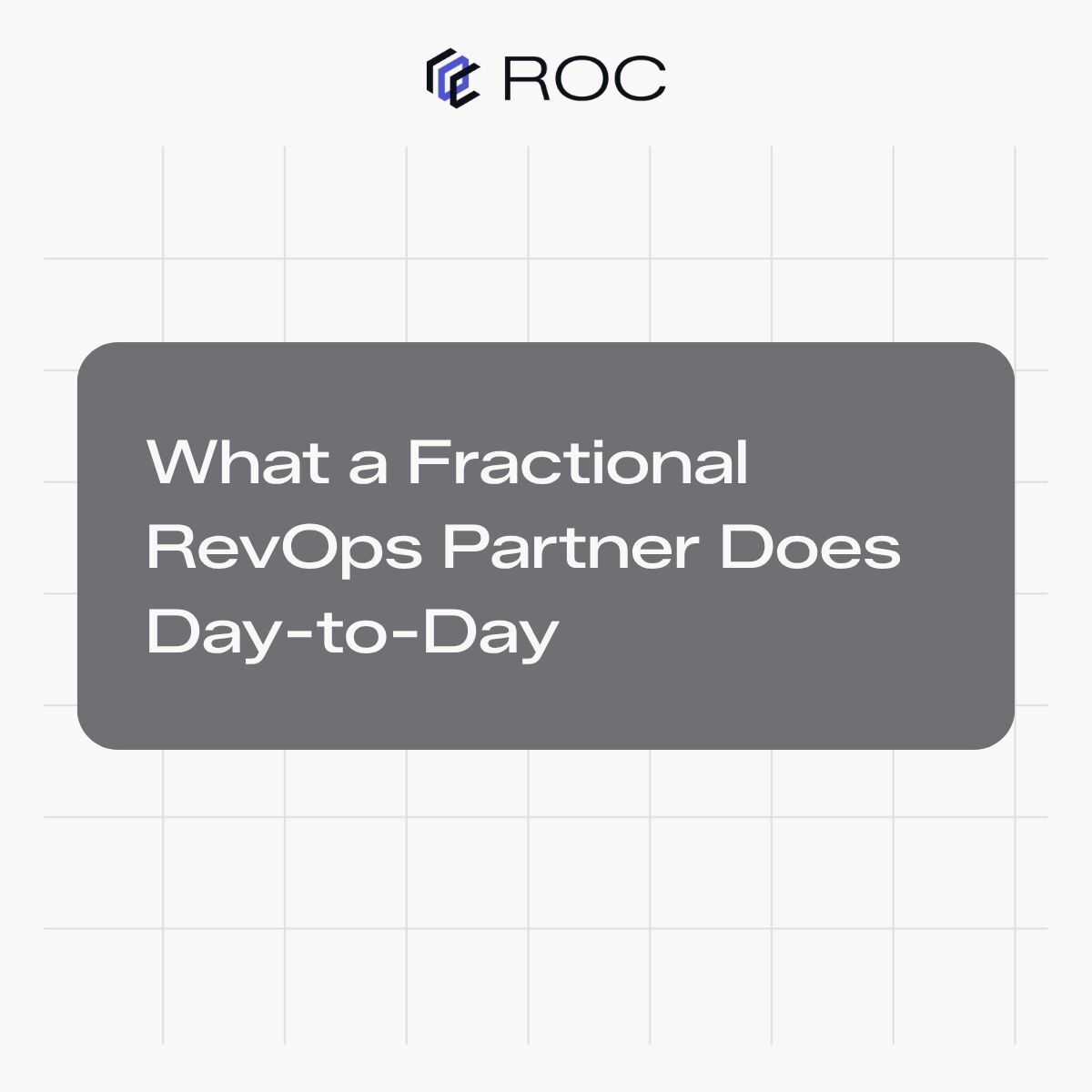 What a Fractional RevOps Partner Does Day-to-Day